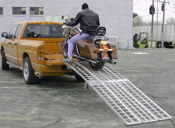 motorcycle loading ramps for pickup trucks