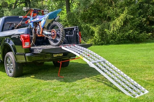 motorcycle ramp for truck